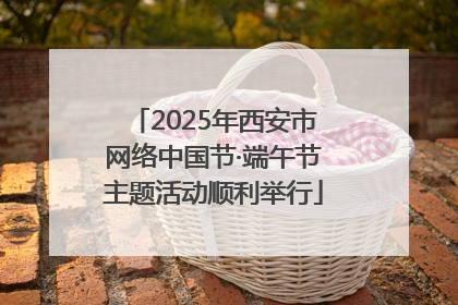 2025年西安市网络中国节·端午节主题活动顺利举行