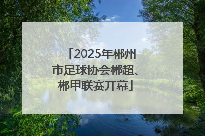 2025年郴州市足球协会郴超、郴甲联赛开幕