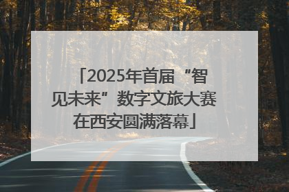 2025年首届“智见未来”数字文旅大赛在西安圆满落幕