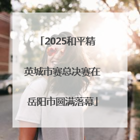 2025和平精英城市赛总决赛在岳阳市圆满落幕