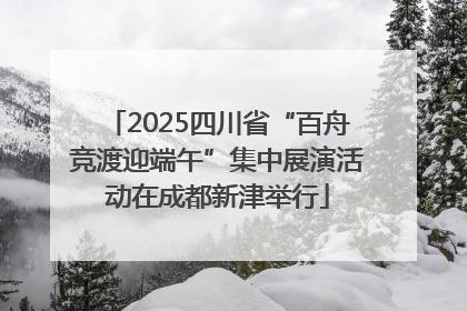 2025四川省“百舟竞渡迎端午”集中展演活动在成都新津举行