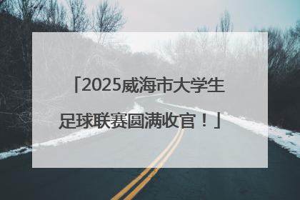 2025威海市大学生足球联赛圆满收官！