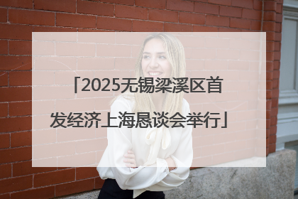 2025无锡梁溪区首发经济上海恳谈会举行