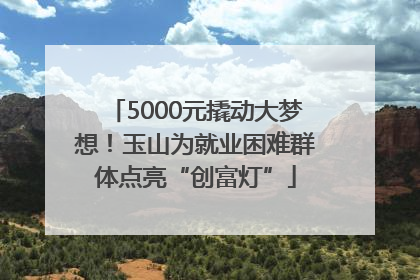 5000元撬动大梦想！玉山为就业困难群体点亮“创富灯”