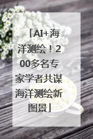 AI+海洋测绘！200多名专家学者共谋海洋测绘新图景
