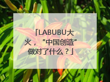 LABUBU大火，“中国创造”做对了什么？